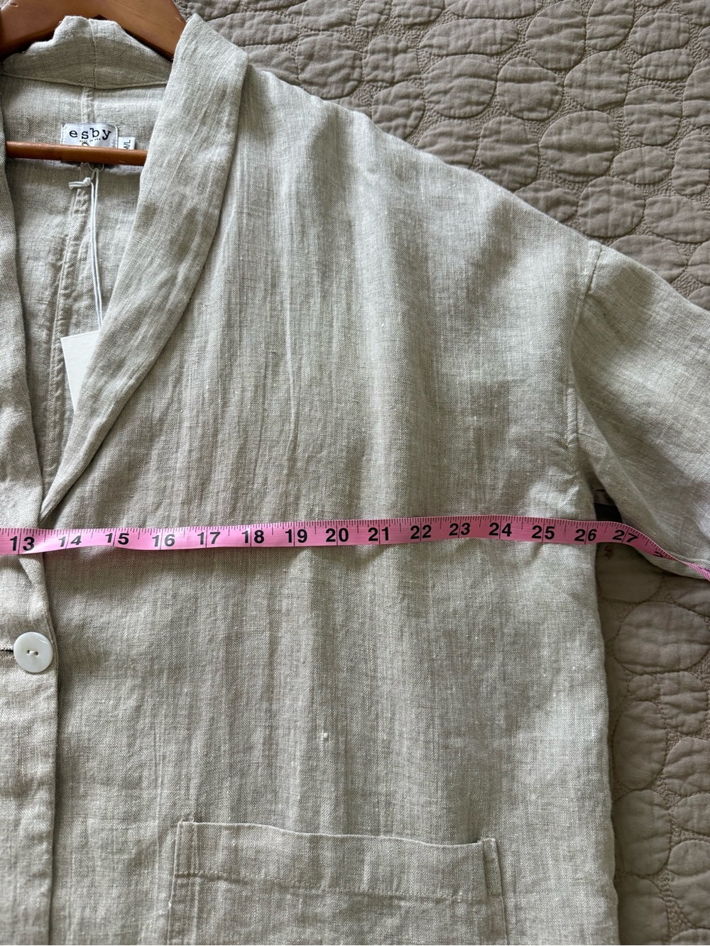 Esby Simone Linen Jacket - Tanstone - Picture 13 of 15